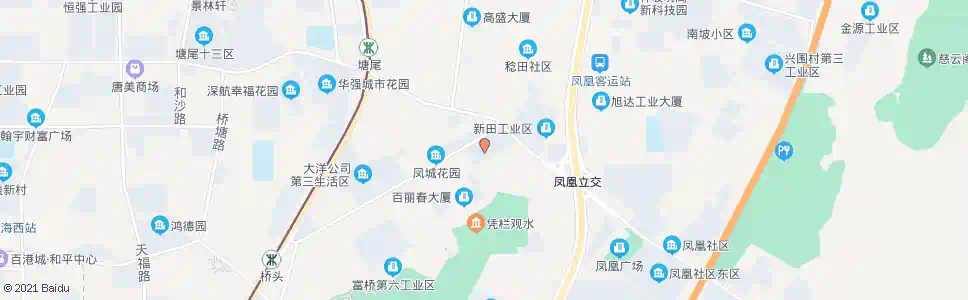 深圳福安工业城_公交站地图_深圳公交_妙搜公交查询2025