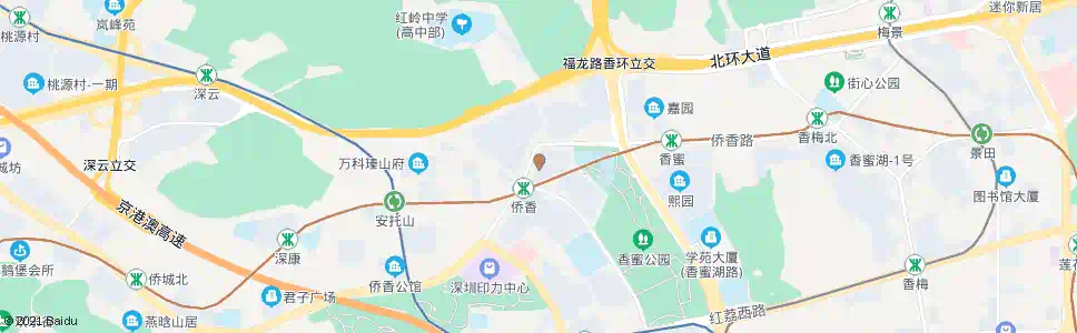 深圳翠海花园2_公交站地图_深圳公交_妙搜公交查询2025