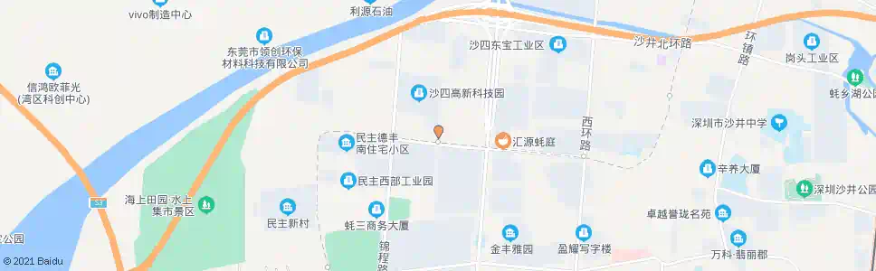 深圳西沙蚝乡路口_公交站地图_深圳公交_妙搜公交查询2025