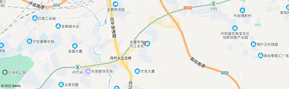 深圳吉厦早禾坑工业区_公交站地图_深圳公交_妙搜公交查询2025
