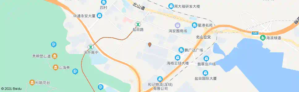 深圳盐田保税物流区_公交站地图_深圳公交_妙搜公交查询2025