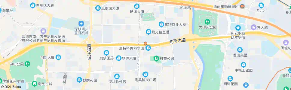 深圳清华信息港_公交站地图_深圳公交_妙搜公交查询2025