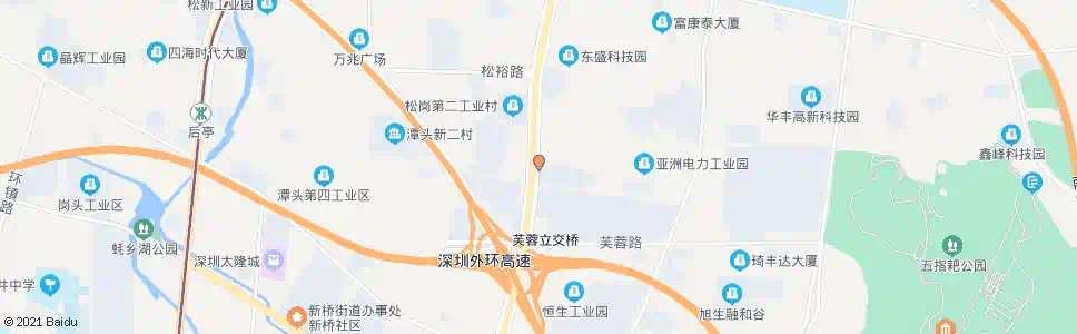 深圳潭头工业区_公交站地图_深圳公交_妙搜公交查询2025
