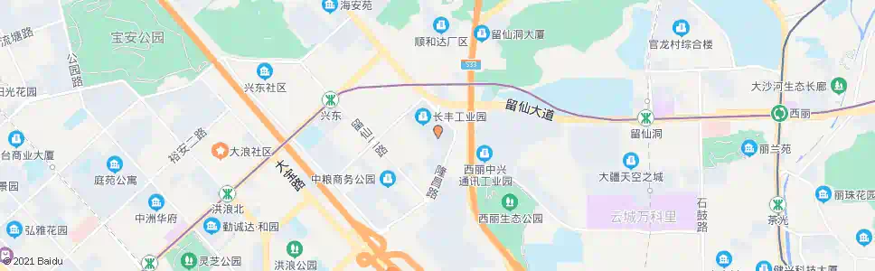 深圳安通达工业园_公交站地图_深圳公交_妙搜公交查询2025