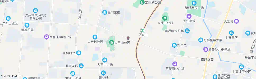 深圳松岗派出所(临时站)_公交站地图_深圳公交_妙搜公交查询2025