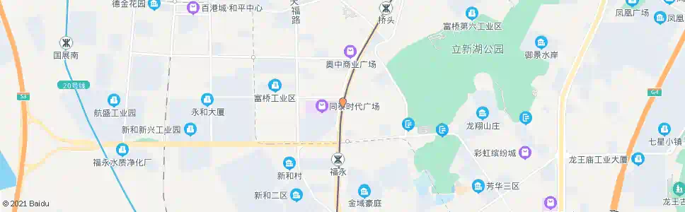 深圳同泰时代中心_公交站地图_深圳公交_妙搜公交查询2025