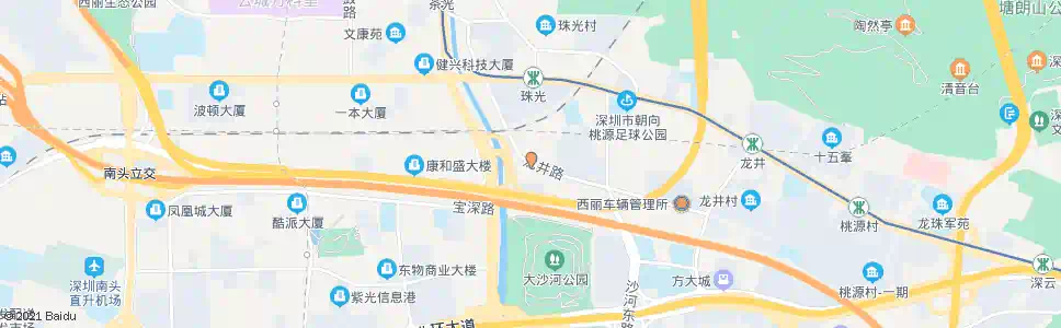 深圳龙井工业区_公交站地图_深圳公交_妙搜公交查询2025