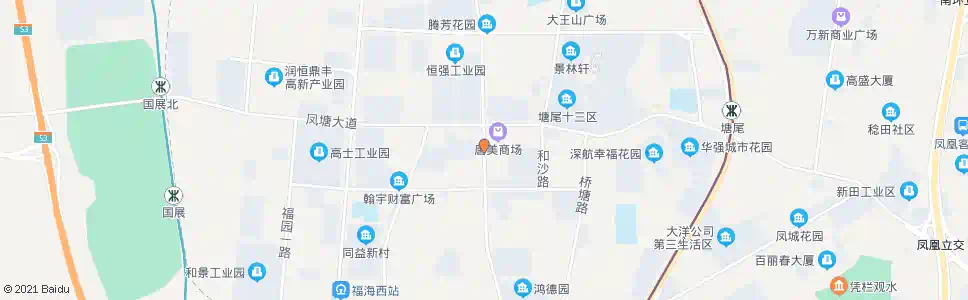深圳合盛工业区_公交站地图_深圳公交_妙搜公交查询2025