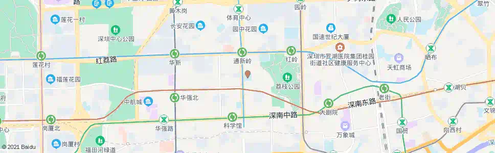 深圳荔园小学_公交站地图_深圳公交_妙搜公交查询2025