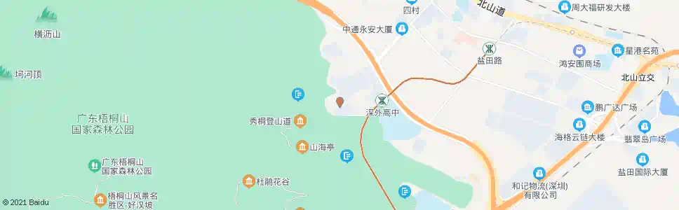 深圳半山半海公交总站_公交站地图_深圳公交_妙搜公交查询2025