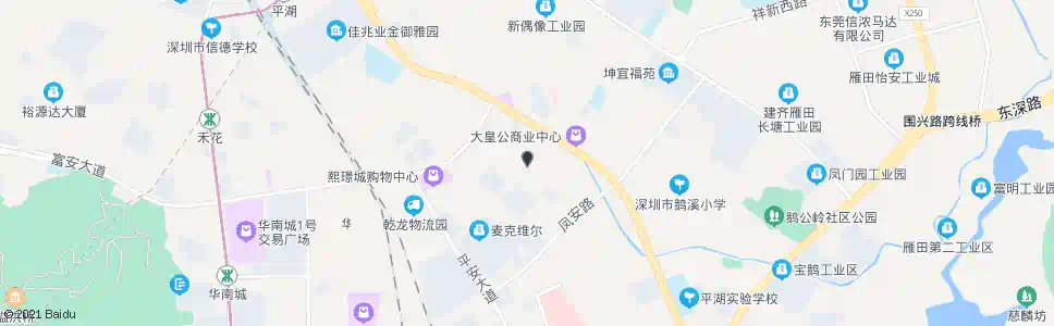 深圳万福商业街路口_公交站地图_深圳公交_妙搜公交查询2025