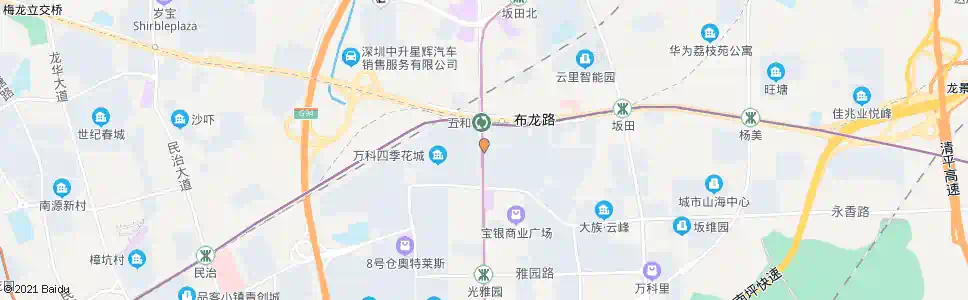 深圳四季花城_公交站地图_深圳公交_妙搜公交查询2025