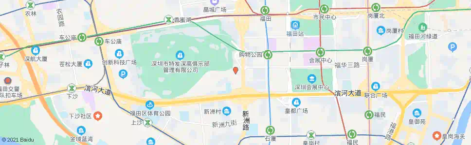 深圳福田武装部_公交站地图_深圳公交_妙搜公交查询2025