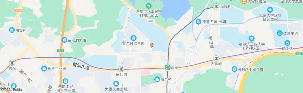 深圳深职院东区西门_公交站地图_深圳公交_妙搜公交查询2025