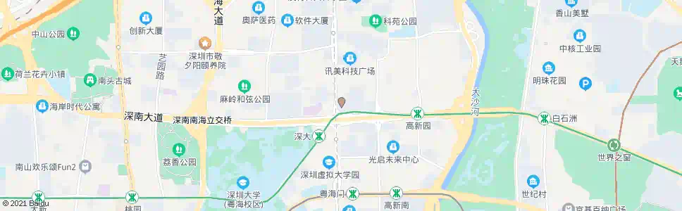 深圳科技园1_公交站地图_深圳公交_妙搜公交查询2025
