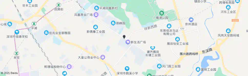 深圳喜年仓库_公交站地图_深圳公交_妙搜公交查询2025