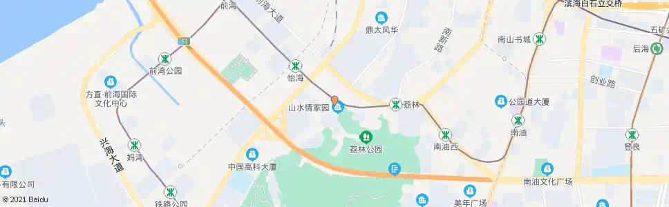 深圳太子山庄_公交站地图_深圳公交_妙搜公交查询2025