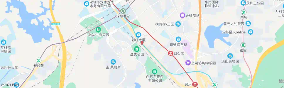 深圳白石龙南_公交站地图_深圳公交_妙搜公交查询2025