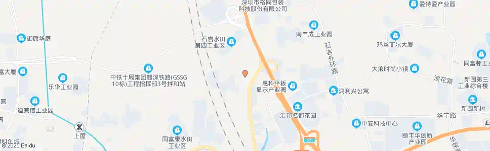 深圳大工业区南门_公交站地图_深圳公交_妙搜公交查询2025