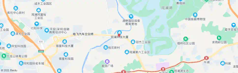 深圳新石桥村_公交站地图_深圳公交_妙搜公交查询2025