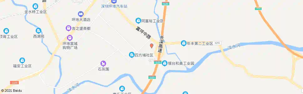 深圳富地岗新围_公交站地图_深圳公交_妙搜公交查询2025