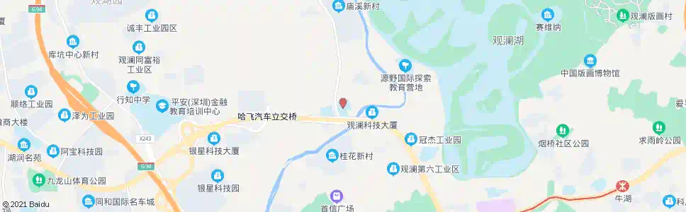 深圳桂花小学_公交站地图_深圳公交_妙搜公交查询2025