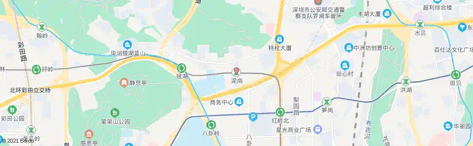 深圳泥岗站_公交站地图_深圳公交_妙搜公交查询2025