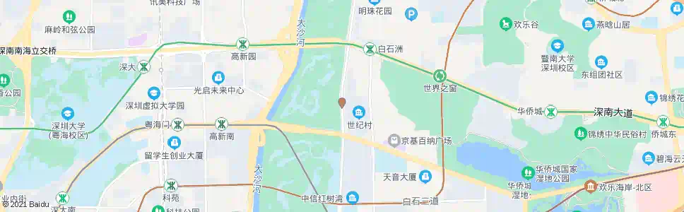 深圳世纪村_公交站地图_深圳公交_妙搜公交查询2025