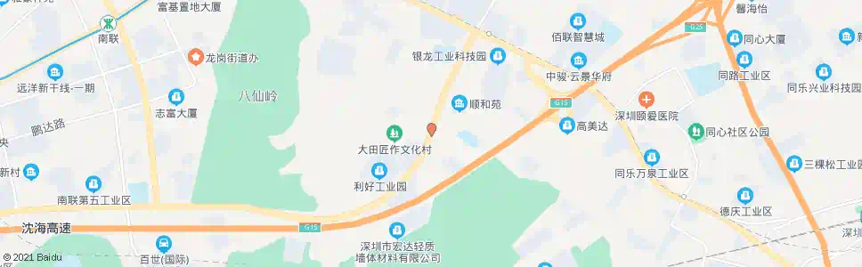 深圳源盛村东_公交站地图_深圳公交_妙搜公交查询2025