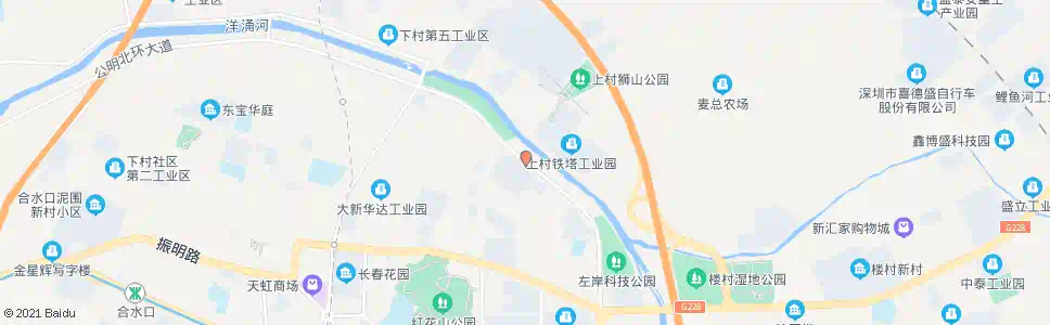 深圳公明建材市场_公交站地图_深圳公交_妙搜公交查询2025