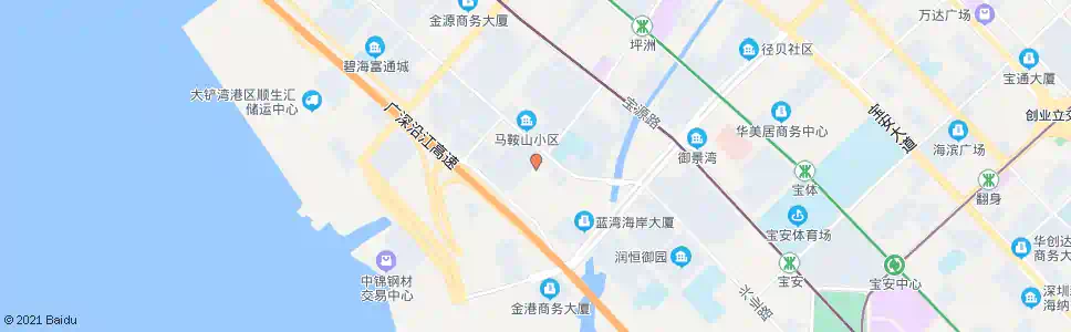 深圳坪洲新村_公交站地图_深圳公交_妙搜公交查询2025