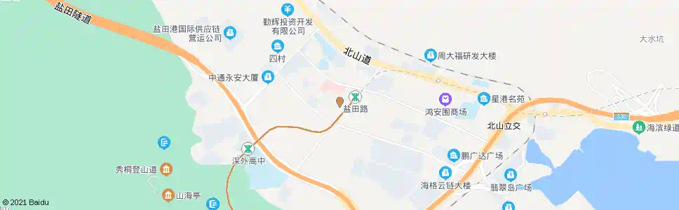 深圳盐田1_公交站地图_深圳公交_妙搜公交查询2025