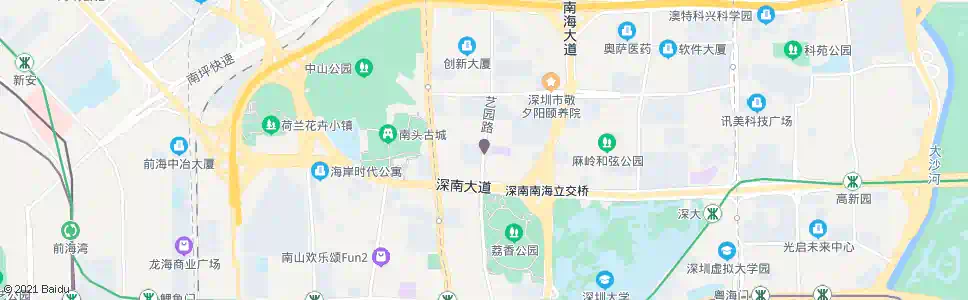 深圳艺园正云路口_公交站地图_深圳公交_妙搜公交查询2025