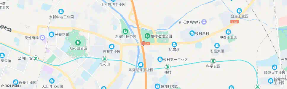 深圳龙大高速楼村路口_公交站地图_深圳公交_妙搜公交查询2025