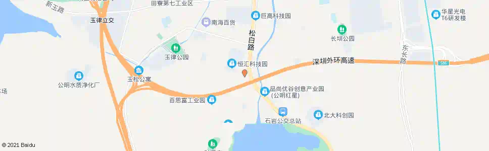 深圳红星村_公交站地图_深圳公交_妙搜公交查询2025