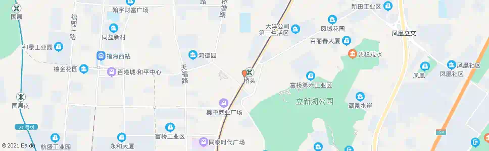 深圳三联桥头_公交站地图_深圳公交_妙搜公交查询2025