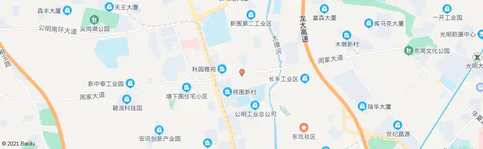 深圳秋园雅苑_公交站地图_深圳公交_妙搜公交查询2025