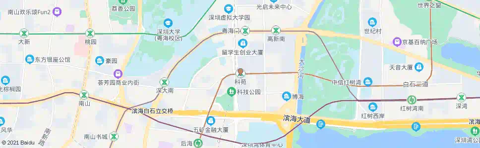 深圳科苑地铁站_公交站地图_深圳公交_妙搜公交查询2025