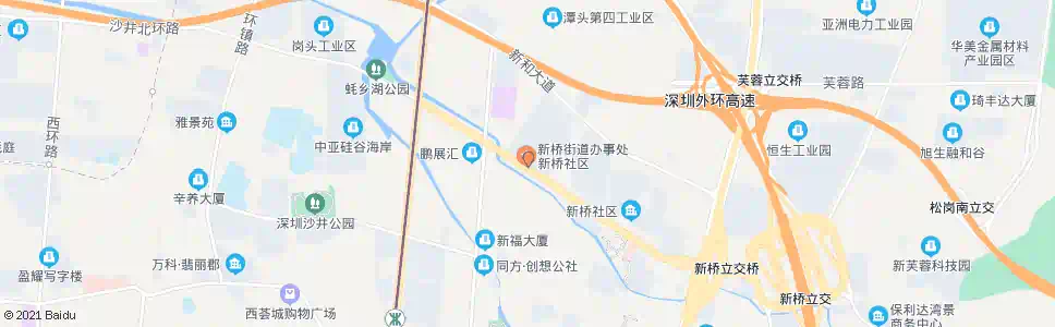 深圳新桥村_公交站地图_深圳公交_妙搜公交查询2025