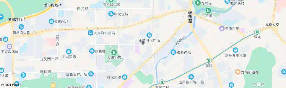 深圳城龙花园_公交站地图_深圳公交_妙搜公交查询2025