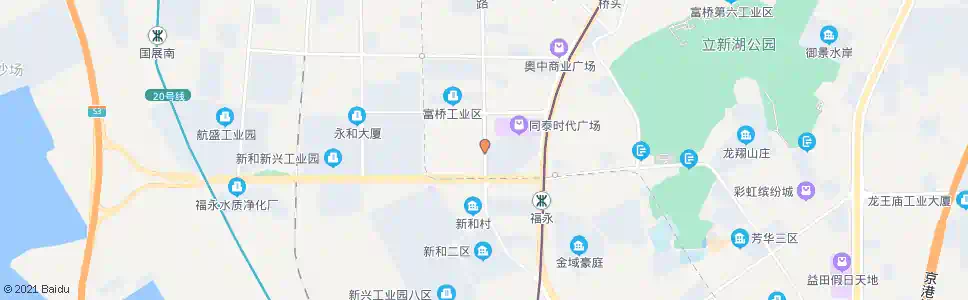 深圳富桥工业区_公交站地图_深圳公交_妙搜公交查询2025