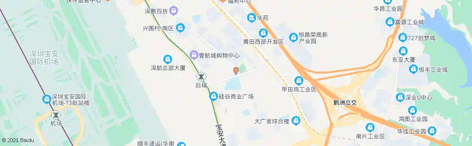 深圳黄田派出所2_公交站地图_深圳公交_妙搜公交查询2025