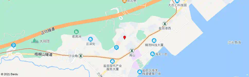 深圳海山街道办_公交站地图_深圳公交_妙搜公交查询2025