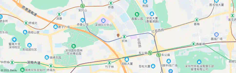 深圳竹园小学_公交站地图_深圳公交_妙搜公交查询2025