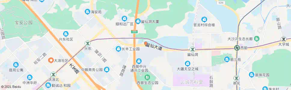 深圳南山福利中心_公交站地图_深圳公交_妙搜公交查询2025