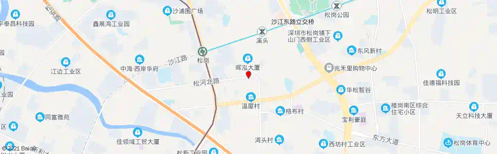 深圳松瑞路口桥_公交站地图_深圳公交_妙搜公交查询2025