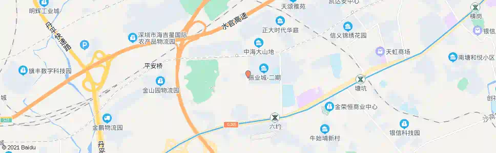 深圳深坑工业区_公交站地图_深圳公交_妙搜公交查询2025