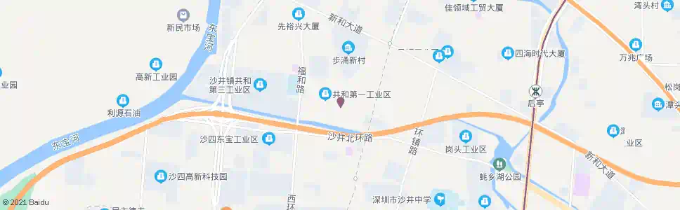 深圳共和步涌路口_公交站地图_深圳公交_妙搜公交查询2025