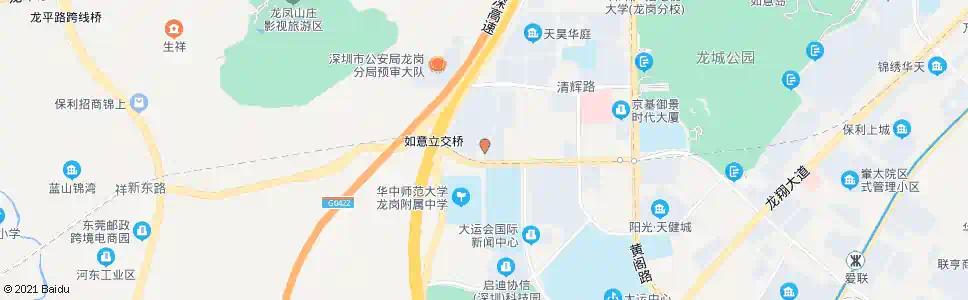 深圳中海康城国际南_公交站地图_深圳公交_妙搜公交查询2025