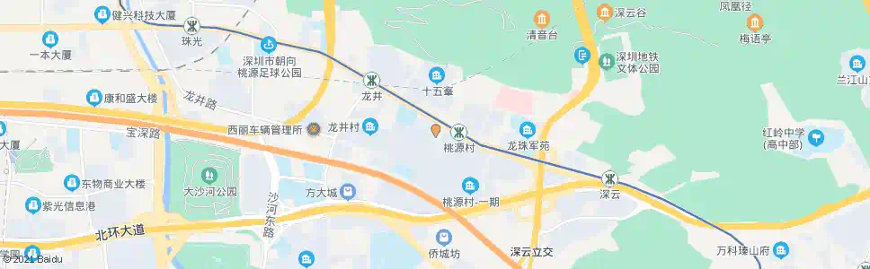 深圳桃源村总站_公交站地图_深圳公交_妙搜公交查询2025